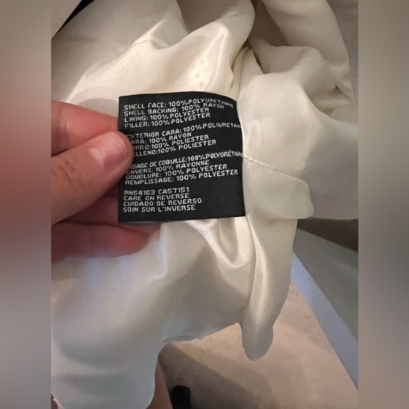 Guess white leather peplum jacket *new w/o tags - Picture 8 of 8